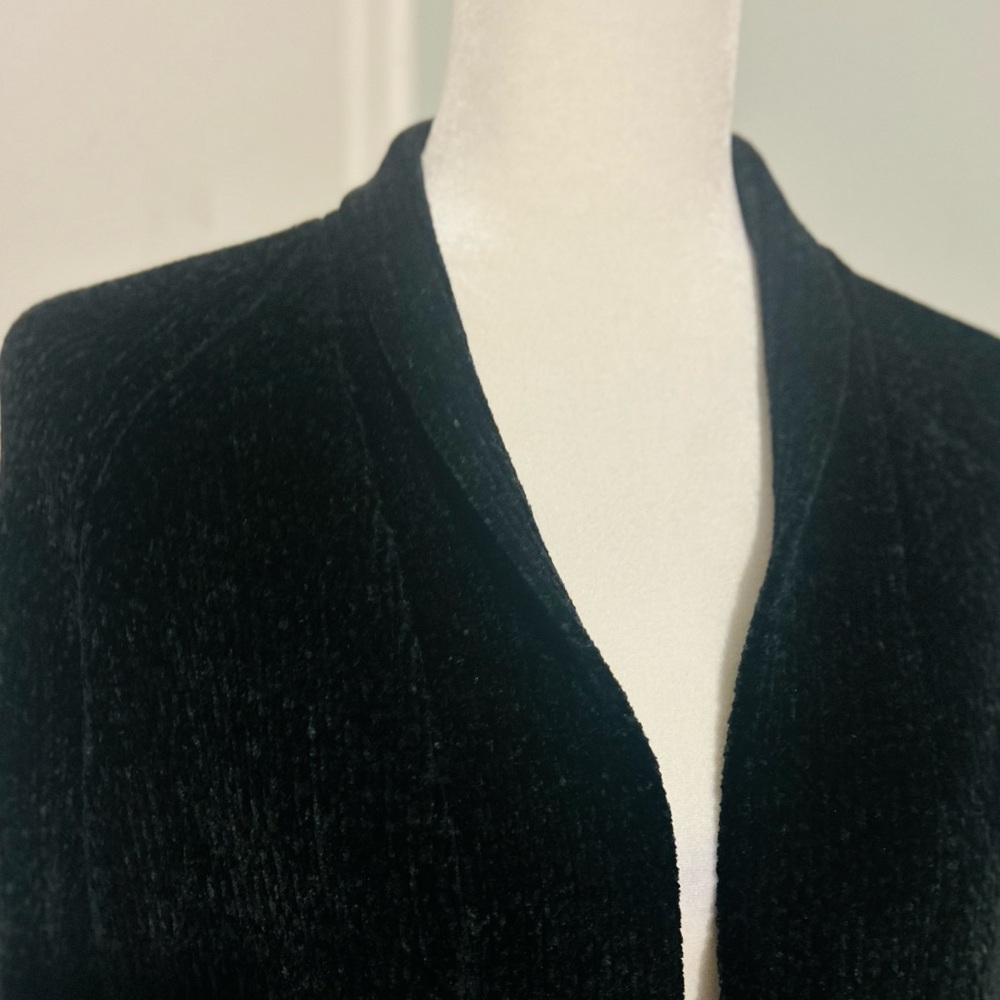 Loft Women's Black Chenille Open Cardigan Sweater, Size Small. - Picture 7 of 12